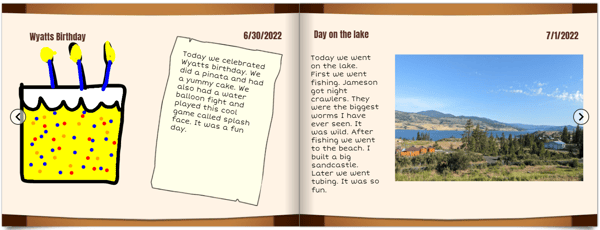 wixie-sample-summer-memory-book