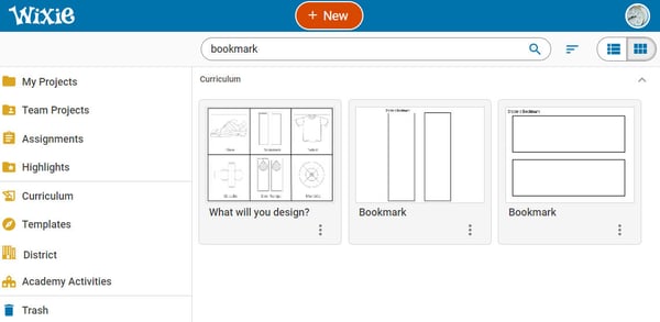 wixie-student-templates-bookmarks